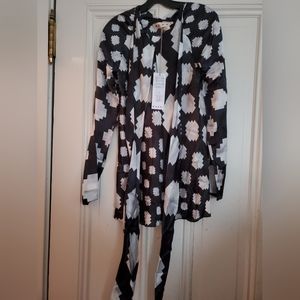 NWT Marni $1390 sz 38 blouse with neck ties